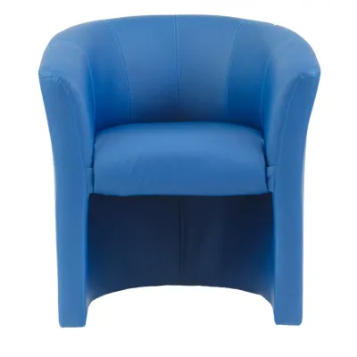 Кресло Richman Бум Единица 650 x 650 x 800H см Zeus Deluxe Blue Синее