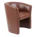 Крісло Richman Бум Одиниця 650 x 650 x 800H см Zeus Deluxe Bright Brown Коричневе