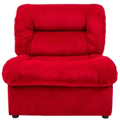 Кресло Richman Визит 870 x 850 x 850H см Кордрой 203 Красное