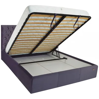Кровать Richman Кембридж VIP 120 х 200 см Missoni 022 С1 С дополнительной металлической цельносварной рамой Фиолетовая Кровать Richman Кембридж VIP 120 х 200 см Missoni 022 С1 С дополнительной металлической цельносварной рамой Фиолетовая