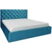 Кровать Richman Ковентри VIP 120 х 200 см Missoni 016 С дополнительной металлической цельносварной рамой Голубая