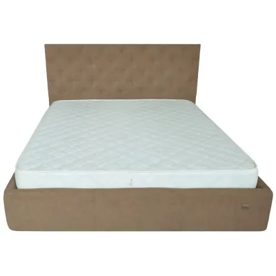 Кровать Richman Ковентри VIP 140 х 190 см Мисти Light Brown С дополнительной металлической цельносварной рамой Коричневая Кровать Richman Ковентри VIP 140 х 190 см Мисти Light Brown С дополнительной металлической цельносварной рамой Коричневая