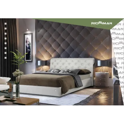 Кровать Richman Лондон VIP 140 х 190 см Флай 2207 С дополнительной металлической цельносварной рамой Бежевая Кровать Richman Лондон VIP 140 х 190 см Флай 2207 С дополнительной металлической цельносварной рамой Бежевая