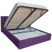 Кровать Richman Манчестер VIP 120 х 200 см Мисти Dark Violet С дополнительной металлической цельносварной рамой Фиолетовая Кровать Richman Манчестер VIP 120 х 200 см Мисти Dark Violet С дополнительной металлической цельносварной рамой Фиолетовая
