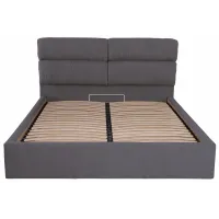 Ліжко Richman Оксфорд VIP 120 х 200 см Місті Dark Grey З додатковою металевою цільнозварною рамою Темно-сіра Ліжко Richman Оксфорд VIP 120 х 200 см Місті Dark Grey З додатковою металевою цільнозварною рамою Темно-сіра