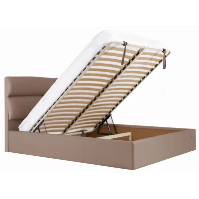 Кровать Richman Оксфорд VIP 120 х 200 см Флай 2213 С дополнительной металлической цельносварной рамой Светло-коричневая Кровать Richman Оксфорд VIP 120 х 200 см Флай 2213 С дополнительной металлической цельносварной рамой Светло-коричневая
