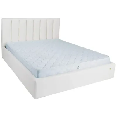 Кровать Richman Санам VIP 120 х 190 см Boom 01 С дополнительной металлической цельносварной рамой Белая