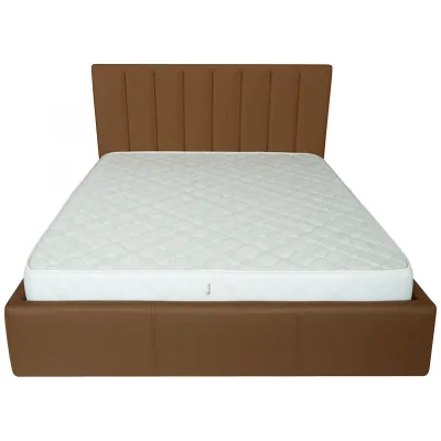 Кровать Richman Санам VIP 120 х 190 см Флай 2213 A1 С дополнительной металлической цельносварной рамой Светло-коричневая Кровать Richman Санам VIP 120 х 190 см Флай 2213 A1 С дополнительной металлической цельносварной рамой Светло-коричневая