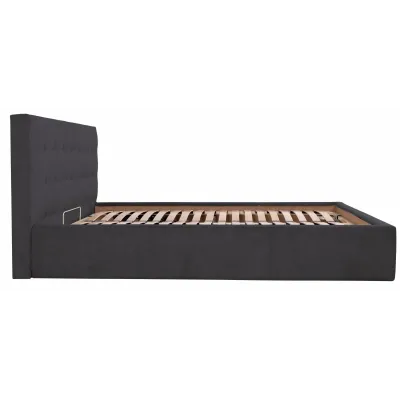 Ліжко Richman Честер VIP 140 х 190 см Місті Dark Grey З додатковою металевою цільнозварною рамою Темно-сіра Ліжко Richman Честер VIP 140 х 190 см Місті Dark Grey З додатковою металевою цільнозварною рамою Темно-сіра