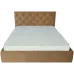 Кровать Двуспальная Richman Бристоль VIP 180 х 190 см Missoni 004 С дополнительной металлической цельносварной рамой Светло-коричневая