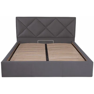 Кровать Двуспальная Richman Лидс VIP 160 х 190 см Мисти Dark Grey С дополнительной металлической цельносварной рамой Темно-серая Кровать Двуспальная Richman Лидс VIP 160 х 190 см Мисти Dark Grey С дополнительной металлической цельносварной рамой Темно-серая