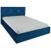 Ліжко Двоспальне Richman Лідс VIP 160 х 200 см Missoni 017 З додатковою металевою цільносварною рамою Синя