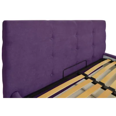 Ліжко Двоспальне Richman Манчестер VIP 160 х 190 см Місті Dark Violet З додатковою металевою цільносварною рамою Фіолетове Ліжко Двоспальне Richman Манчестер VIP 160 х 190 см Місті Dark Violet З додатковою металевою цільносварною рамою Фіолетове