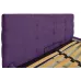 Ліжко Двоспальне Richman Манчестер VIP 180 х 200 см Місті Dark Violet З додатковою металевою цільнозварною рамою Фіолетове Ліжко Двоспальне Richman Манчестер VIP 180 х 200 см Місті Dark Violet З додатковою металевою цільнозварною рамою Фіолетове