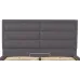 Ліжко Двоспальне Richman Орландо VIP 180 х 190 см Місті Dark Grey З додатковою металевою цільносварною рамою Темно-сіра