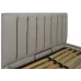 Кровать Двуспальная Richman Санам VIP 160 х 200 см Fibril 06 С дополнительной металлической цельносварной рамой Серая