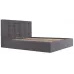 Кровать Двуспальная Richman Эрика VIP 180 х 200 см Мисти Dark Grey С дополнительной металлической цельносварной рамой Темно-серая