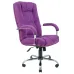 Офисное Кресло Руководителя Richman Альберто Мисти Dark Violet Хром М2 AnyFix Фиолетовое