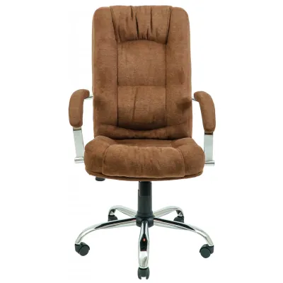 Офисное Кресло Руководителя Richman Альберто Мисти Brown Хром М1 Tilt Коричневое