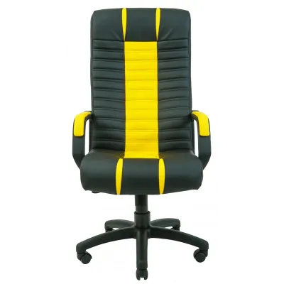 Офисное Кресло Руководителя Richman Атлант Madrit 9100-Флай 2240 Подлокотник Рич Пластик М1 Tilt Желто-черное