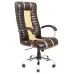 Офисное Кресло Руководителя Richman Атлант Титан Dark Brown-Beige Хром М2 AnyFix Бежево-коричневое