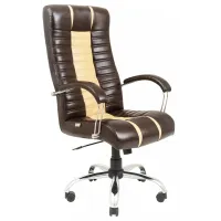 Офісне Крісло Керівника Richman Атлант Титан Dark Brown-Beige Хром М3 MultiBlock Бежево-коричневе Офісне Крісло Керівника Richman Атлант Титан Dark Brown-Beige Хром М3 MultiBlock Бежево-коричневе