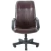 Офісне Крісло Керівника Richman Бордо Мадрас Dark Brown Пластик М1 Tilt Коричневе