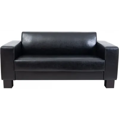 Диван Richman Бруно Двійка 830 x 1600 x 750H див Лаки Black Чорний