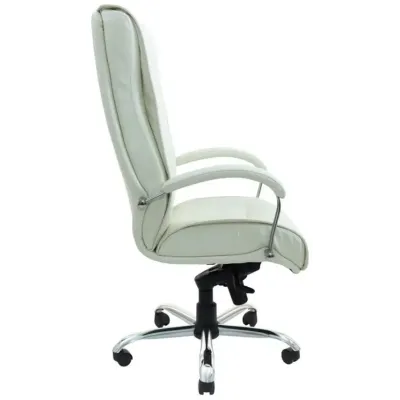 Офісне Крісло Керівника Richman Бостон Флай 2200 Хром М1 Tilt Біле
