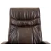 Офісне Крісло Керівника Richman Бургас Титан Dark Brown Хром М3 MultiBlock Коричневе