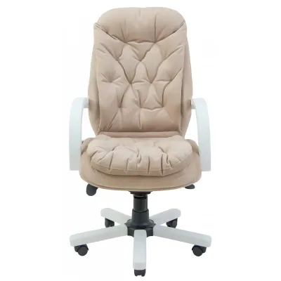 Офісне Крісло Керівника Richman Венеція Місті Mocco Wood White M1 Tilt Бежеве