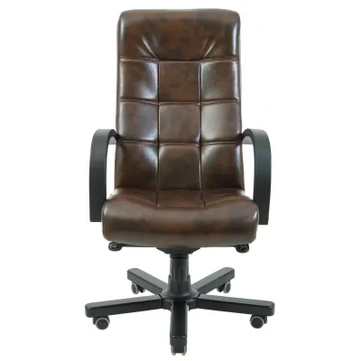 Офисное Кресло Руководителя Richman Вирджиния Титан Dark Brown Wood М3 MultiBlock Коричневое Офисное Кресло Руководителя Richman Вирджиния Титан Dark Brown Wood М3 MultiBlock Коричневое