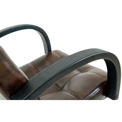 Офисное Кресло Руководителя Richman Вирджиния Титан Dark Brown Wood М3 MultiBlock Коричневое Офисное Кресло Руководителя Richman Вирджиния Титан Dark Brown Wood М3 MultiBlock Коричневое