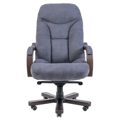 Офісне Крісло Керівника Richman Максимус Місті Dark Grey Wood Люкс М1 Tilt Сіре