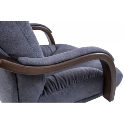 Офисное Кресло Руководителя Richman Максимус Мисти Dark Grey Wood Люкс М2 AnyFix Темно-Серое