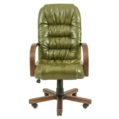 Офисное Кресло Руководителя Richman Ричард Мадрас Olive Wood М2 AnyFix Оливковое