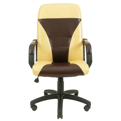Офисное Кресло Руководителя Richman Сиеста Титан Gold Beige-Firenze Пластик Рич М2 AnyFix Бежево-коричневое
