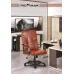 Офісне Крісло Керівника Richman Техас Мадрас Dark Brown Пластик М1 Tilt Коричневе