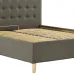 Ліжко Двоспальне Richman Ніколь Vip Wood 180 х 190 см Melva 20 З додатковою металевою цільносварною рамою Сіра Ліжко Двоспальне Richman Ніколь Vip Wood 180 х 190 см Melva 20 З додатковою металевою цільносварною рамою Сіра