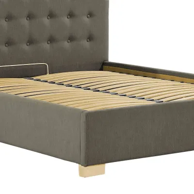 Ліжко Двоспальне Richman Ніколь Vip Wood 180 х 200 см Melva 20 З додатковою металевою цільносварною рамою Сіра Ліжко Двоспальне Richman Ніколь Vip Wood 180 х 200 см Melva 20 З додатковою металевою цільносварною рамою Сіра