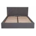 Ліжко Richman Брістоль Comfort 120 х 190 см Місті Dark Grey З підйомним механізмом та нішою для білизни Темно-сіре