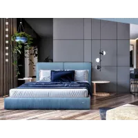 Ліжко двоспальне Richman Делі Standart 180 х 190 см Jeans Синя Ліжко двоспальне Richman Делі Standart 180 х 190 см Jeans Синя
