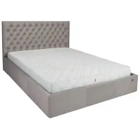 Ліжко Richman Кембридж Comfort 120 х 200 см Amore 31 З підйомним механізмом та нішою для білизни Сіра Ліжко Richman Кембридж Comfort 120 х 200 см Amore 31 З підйомним механізмом та нішою для білизни Сіра
