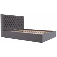 Ліжко Richman Кембридж Standart 120 х 190 см Місті Dark Grey Темно-сіре