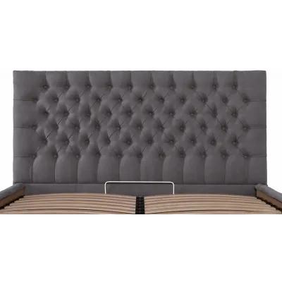 Ліжко двоспальне Richman Кембридж Comfort 180 х 200 см Місті Dark Grey З підйомним механізмом та нішою для білизни Темно-сіре Ліжко двоспальне Richman Кембридж Comfort 180 х 200 см Місті Dark Grey З підйомним механізмом та нішою для білизни Темно-сіре