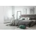 Кровать Richman Кембридж VIP 140 х 200 см Мисти Dark Grey С дополнительной металлической цельносварной рамой Темно-серая