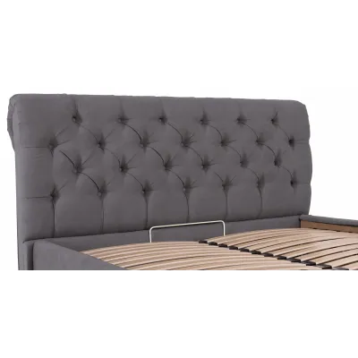 Ліжко двоспальне Richman Лондон Comfort 160 х 190 см Місті Dark Grey З підйомним механізмом та нішою для білизни Темно-сіре Ліжко двоспальне Richman Лондон Comfort 160 х 190 см Місті Dark Grey З підйомним механізмом та нішою для білизни Темно-сіре