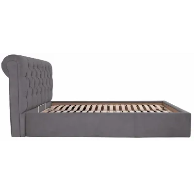 Ліжко двоспальне Richman Лондон Comfort 160 х 200 см Місті Dark Grey З підйомним механізмом та нішою для білизни Темно-сіре Ліжко двоспальне Richman Лондон Comfort 160 х 200 см Місті Dark Grey З підйомним механізмом та нішою для білизни Темно-сіре