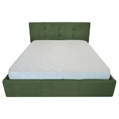 Ліжко Richman Манчестер Comfort 120 х 190 см З підйомним механізмом та нішкою для білизни Зелене