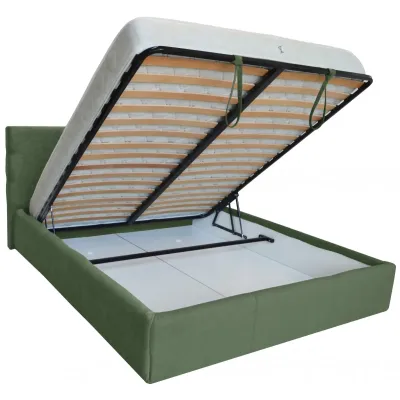 Кровать двуспальная Richman Манчестер Comfort 180 х 200 см С подъемным механизмом и нишей для белья Зеленая Кровать двуспальная Richman Манчестер Comfort 180 х 200 см С подъемным механизмом и нишей для белья Зеленая